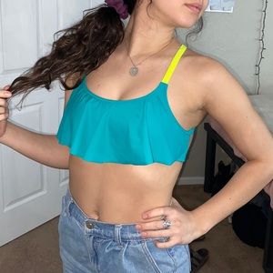 PINK Colorful Swimsuit Top